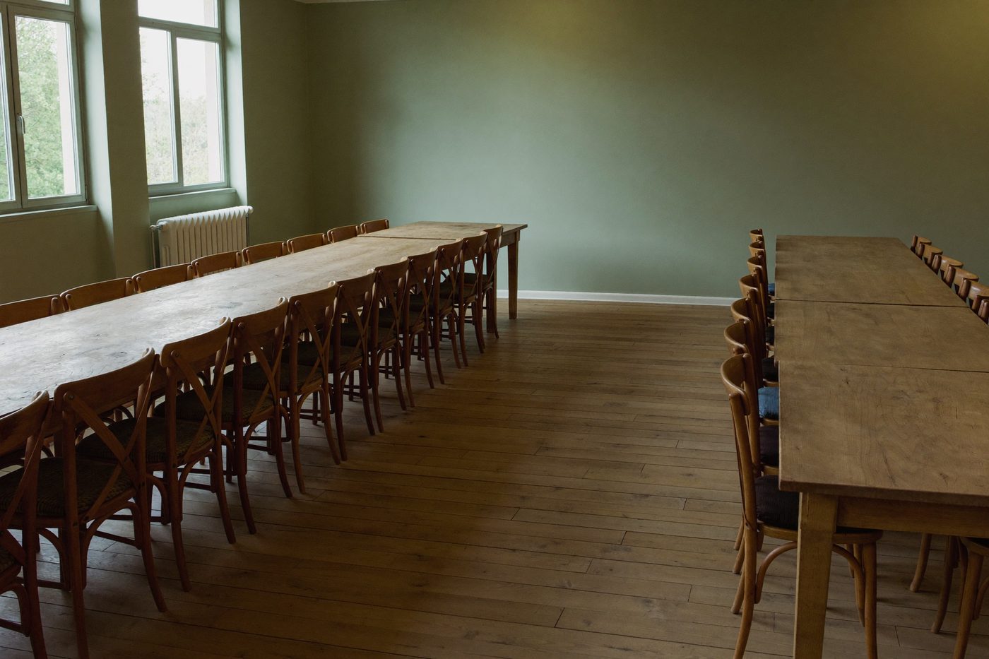 Der Saal im ersten Stock