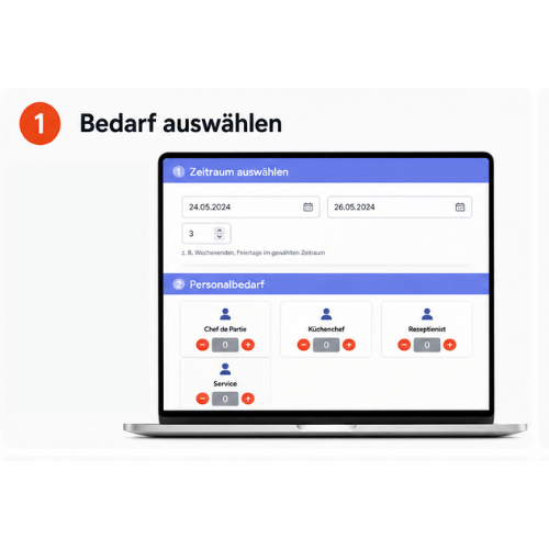 Gastromatcher Schritt-1